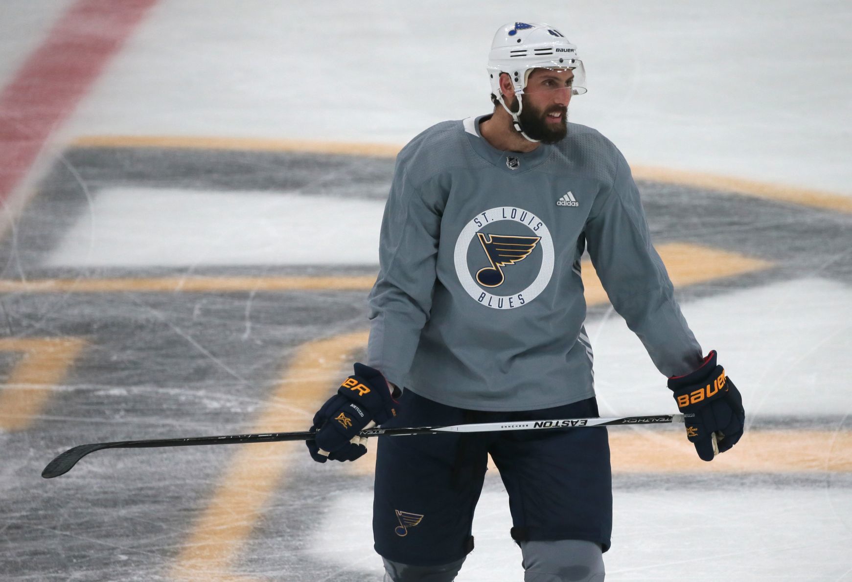 Blues practice at the TD Garden